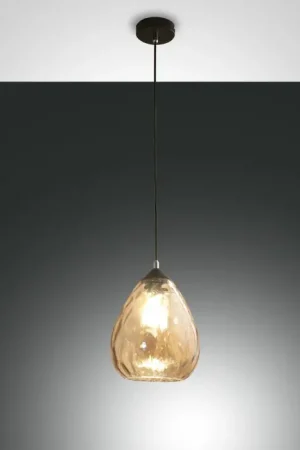 Actieprijs Fabas Luce Gisella Hanglamp Zwart, 1-licht