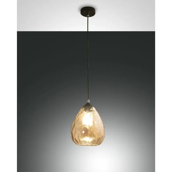 Actieprijs Fabas Luce Gisella Hanglamp Zwart, 1-licht