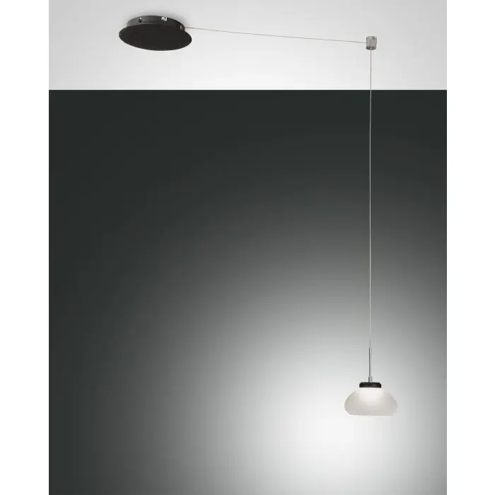 Aanbieding Fabas Luce Arabella Hanglamp LED Zwart, 1-licht