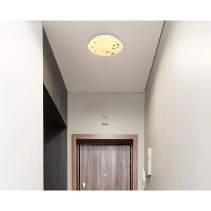 Dagaanbieding Globo LAVA Plafondlamp LED Wit, 1-licht