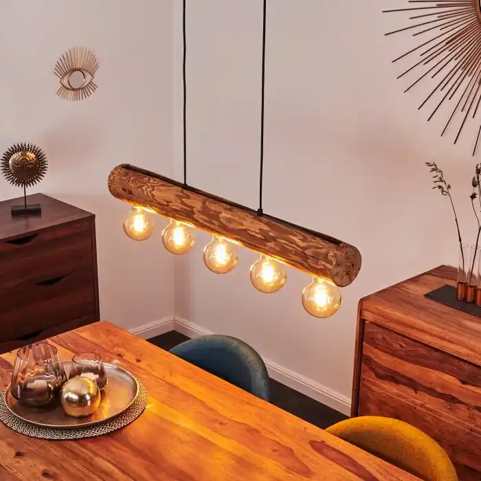 Hoge Kwaliteit Canedo Hanglamp Zwart, 5-lichts