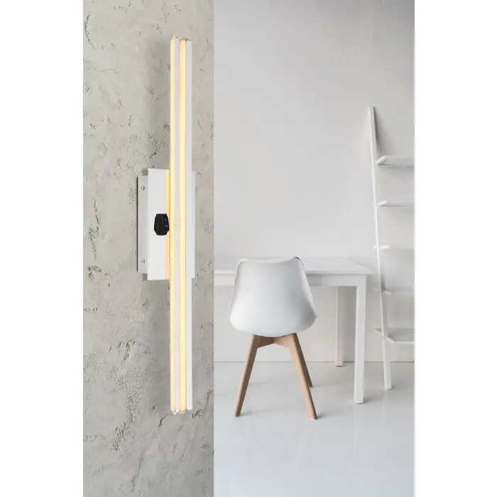 Voordeelprijs Globo VIGGO Muurlamp LED Aluminium, Chroom, 1-licht