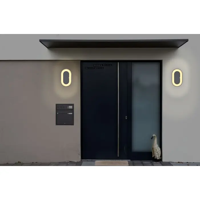 Lage Prijs Globo SURA Buiten muurverlichting LED Antraciet, 1-licht