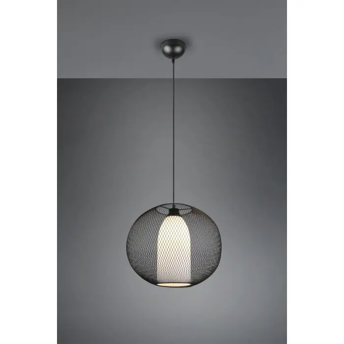 Beperkt Aanbod Trio Filo Hanglamp Zwart, 1-licht