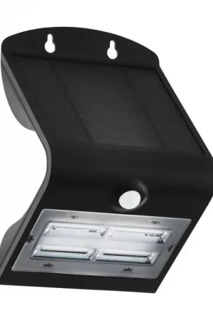 Aanbieding Eglo-Leuchten LAMOZZO Solarlamp LED Zwart, 1-licht, Bewegingsmelder