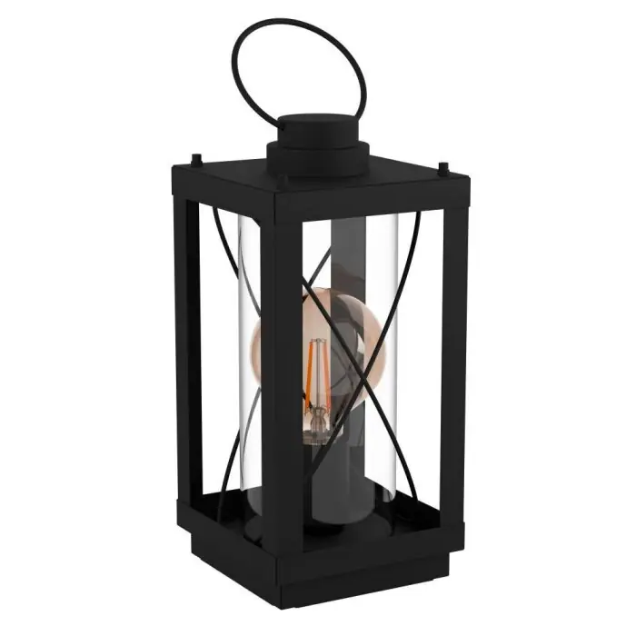 Express Levering Eglo-Leuchten BRADFORD Tafellamp Zwart, 1-licht