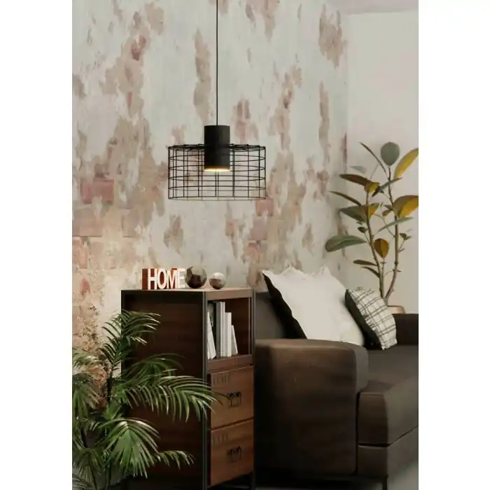 Aanbieding Eglo-Leuchten MILLIGAN Hanglamp Zwart, Wit, 1-licht