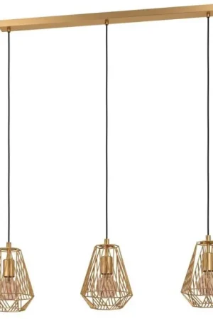 Weekendaanbieding Eglo-Leuchten STYPE Hanglamp Goud, 3-lichts