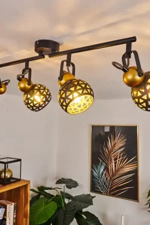 Aanbieding Gomsrud Plafondlamp Zwart, 4-lichts