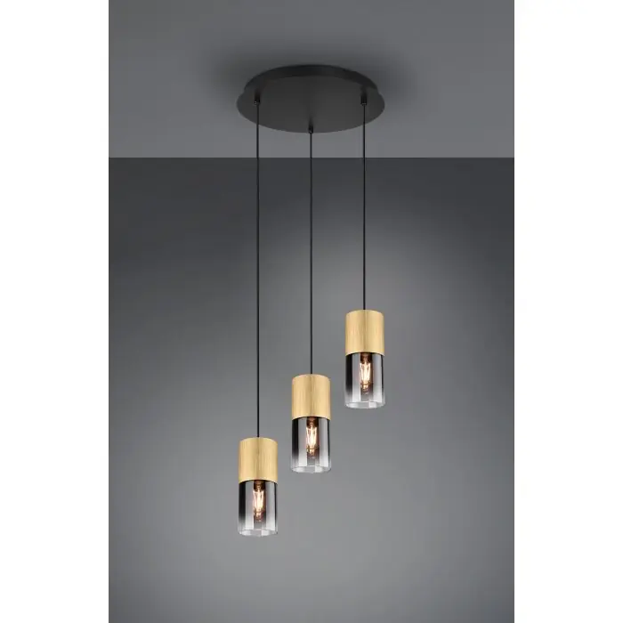 Trio-Leuchten Robin Hanglamp Messing, 1-licht Beste Prijs