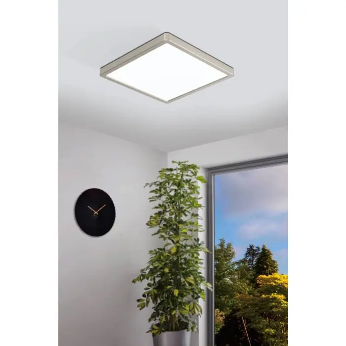 Eglo-Leuchten FUEVA-Z Plafond opbouw verlichting LED Nikkel mat, 1-licht Speciale Aanbieding