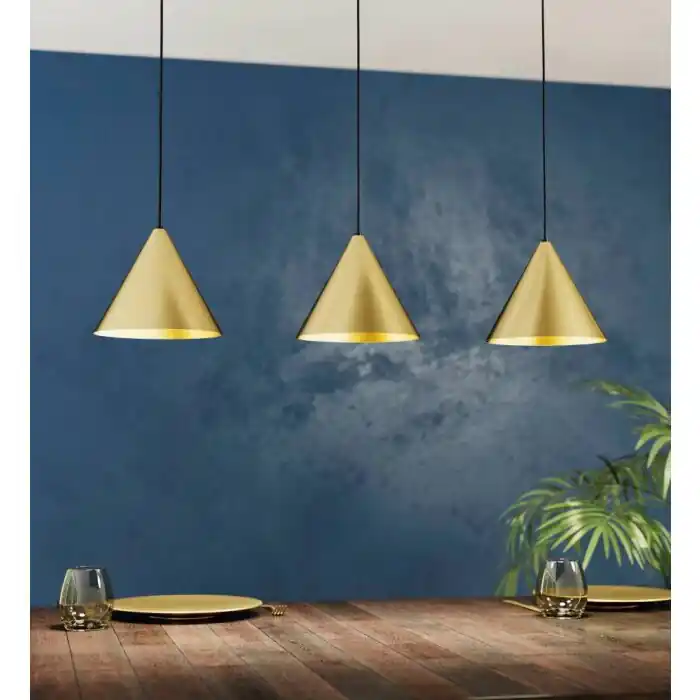 Betrouwbaar Eglo-Leuchten NARICES Hanglamp Zwart, 3-lichts