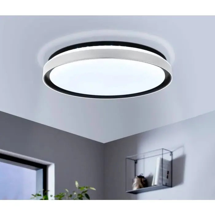 Eglo-Leuchten SELUCI Plafondlamp LED Zwart, 1-licht Aanbieding