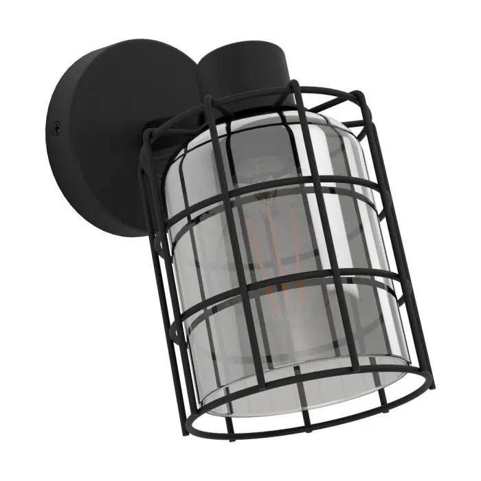 Meest Verkocht Eglo-Leuchten CONSACA Muurlamp Zwart, 1-licht