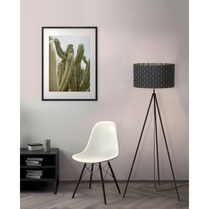 Eglo-Leuchten MARASALES Staande lamp Zwart, 1-licht Korting