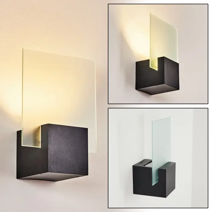 Aasbo Buiten muurverlichting LED Zwart, 1-licht Flitsaanbieding