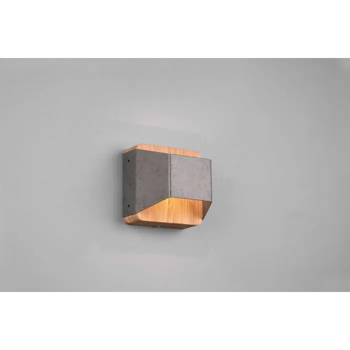 Trio-Leuchten Arino Muurlamp LED Donkerbruin, Nikkel mat, 1-licht Goedkoop