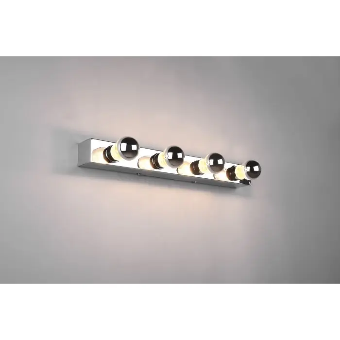 Trio-Leuchten Theatro Muurlamp Chroom, 4-lichts Speciale Aanbieding