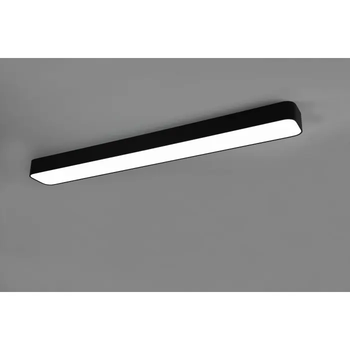 Reality Asterion Plafondlamp LED Zwart, 1-licht, Afstandsbediening Direct Verzonden