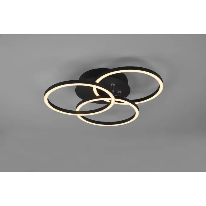 Weekendaanbieding Reality Circle Plafondlamp LED Zwart, 1-licht, Afstandsbediening