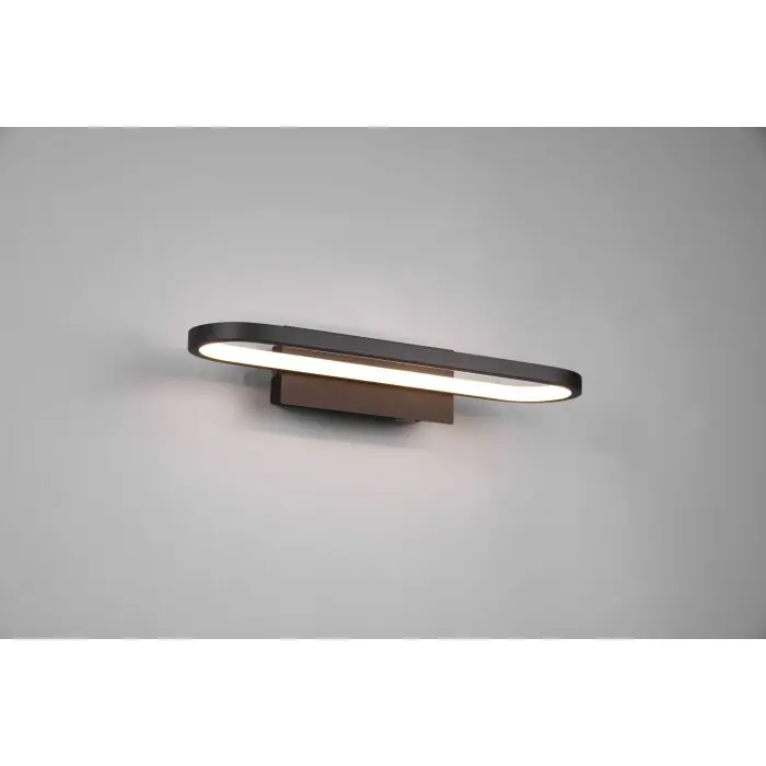 Trio-Leuchten Gianni Muurlamp LED Zwart, 1-licht Seizoensaanbieding