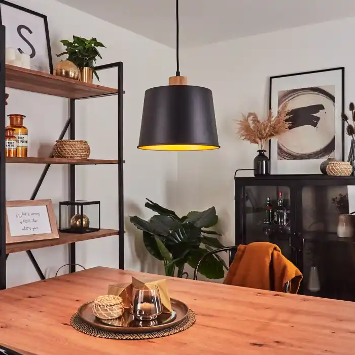 Beperkt Aanbod Tatodere Hanger Natuurlijke kleuren, Zwart, 1-licht