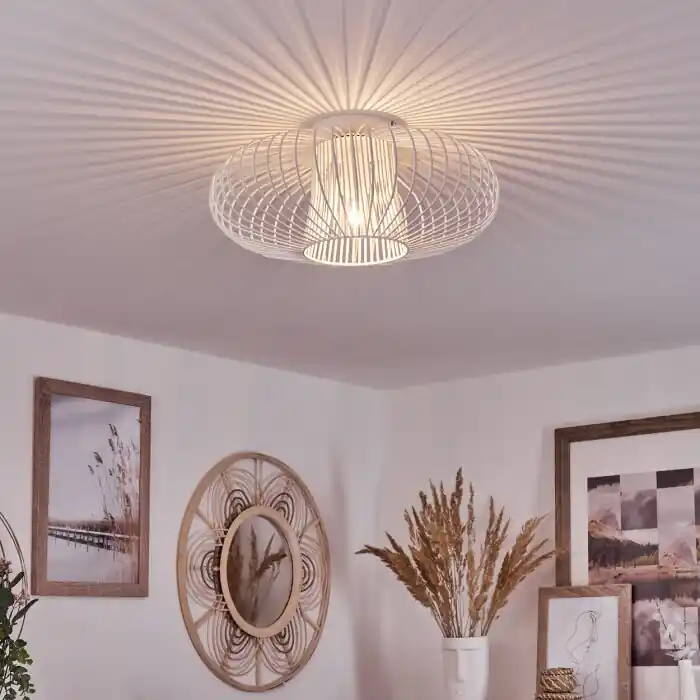 Wemude Plafondlamp Wit, 1-licht Seizoensaanbieding