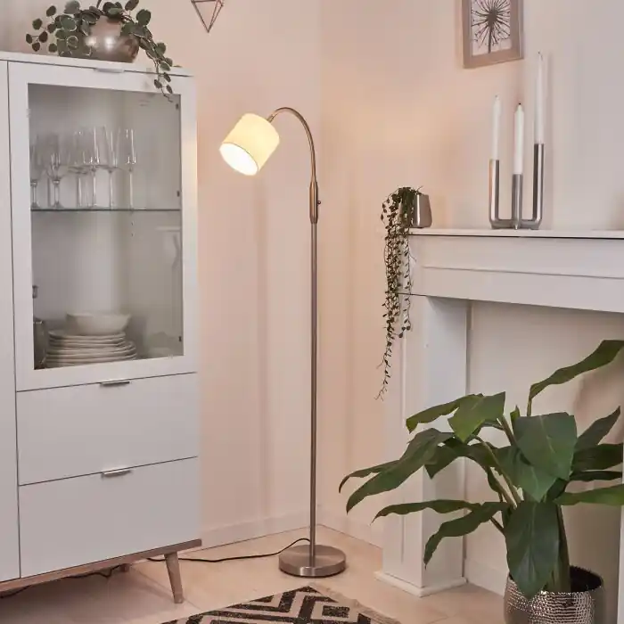 Merkproduct Alsen Staande lamp Nikkel mat, 1-licht