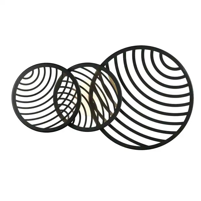 Laatste Kans Mantra COLLAGE Plafondlamp LED Zwart, 1-licht