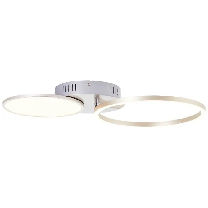 Weekendaanbieding Brilliant-Leuchten Virtus Plafondlamp LED Zilver, 1-licht