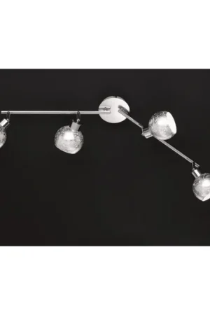 Wofi FARA Plafondlamp Zilver, 4-lichts Must-Have