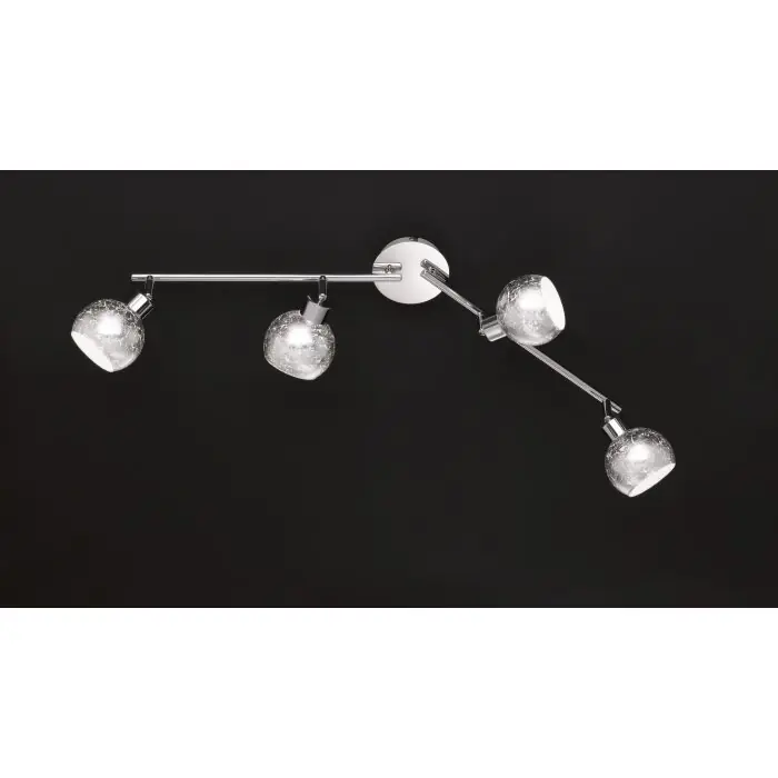 Wofi FARA Plafondlamp Zilver, 4-lichts Must-Have