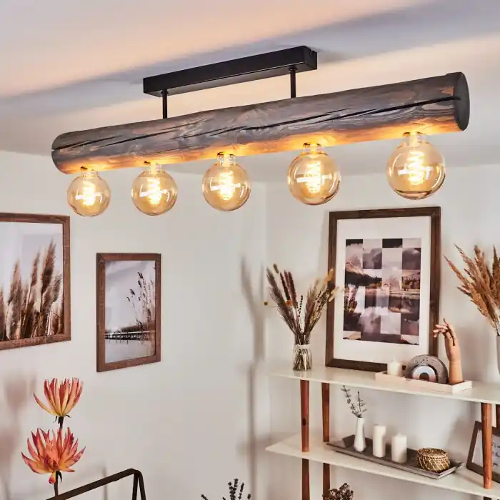 Canedo Plafondlamp Grijs, Zwart, 5-lichts Betaalbaar