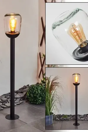 Ystheim Padverlichting Zwart, 1-licht Op = Op
