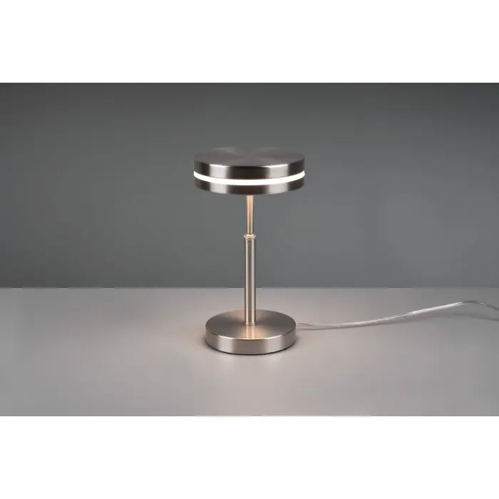 Trio-Leuchten Franklin Tafellamp LED Nikkel mat, 1-licht Voordeelprijs