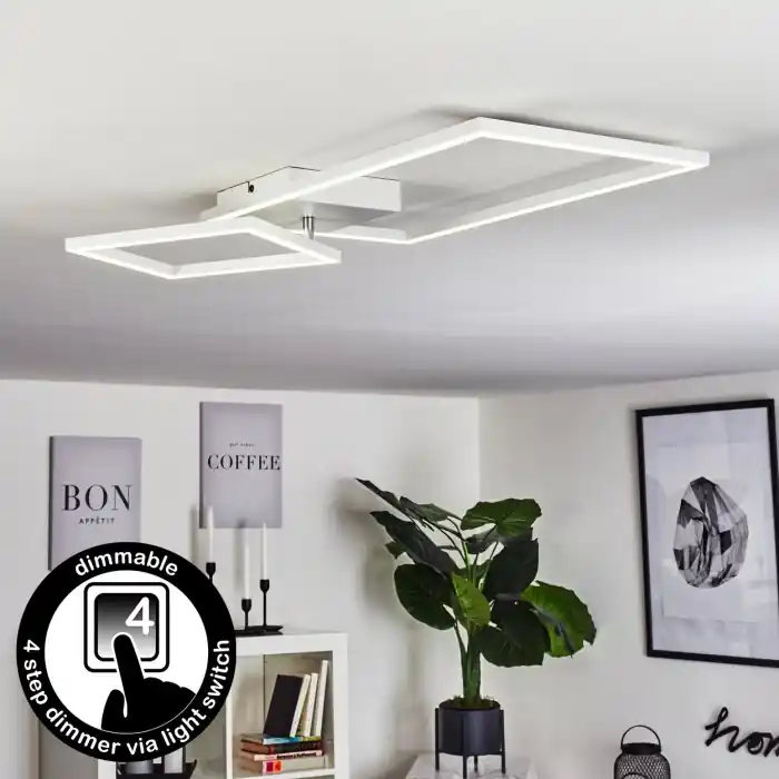 Gereduceerde Prijs Doyon Plafondlamp LED Wit, 1-licht