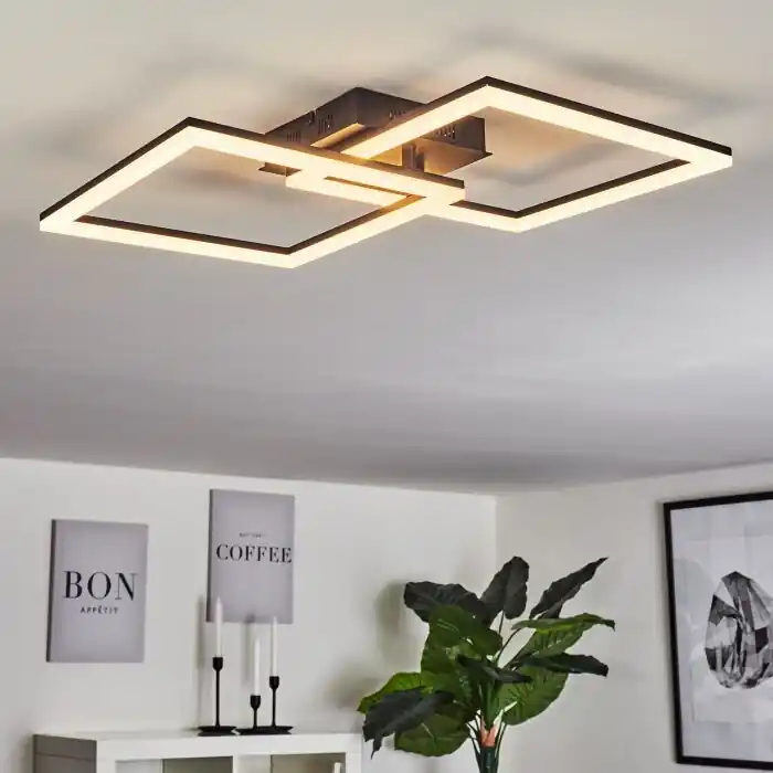 Taleta Plafondlamp LED Zwart, 1-licht Premium