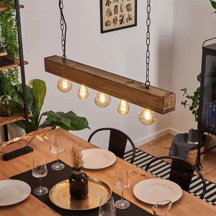 Bestseller Berat Hanglamp Bruin, Zwart, 5-lichts