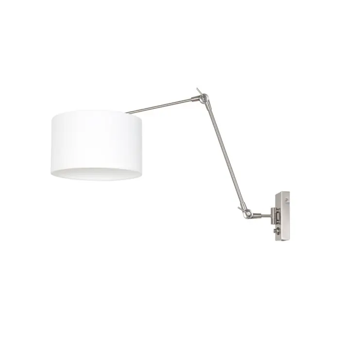 Steinhauer Prestige Chic Muurlamp Staal geborsteld, 1-licht Must-Have