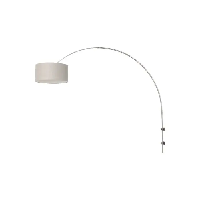 Laatste Versie Steinhauer Sparkled Light Muurlamp Staal geborsteld, 1-licht