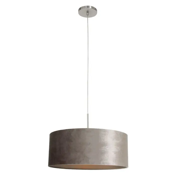 Steinhauer Sparkled Light Hanglamp Staal geborsteld, 1-licht Direct Verzonden