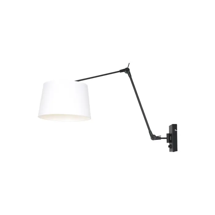 Steinhauer Prestige Chic Muurlamp Zwart, 1-licht Voordeelprijs
