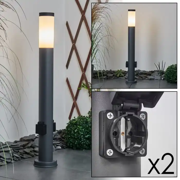 Sessa Padverlichting Antraciet, 1-licht Alleen Vandaag