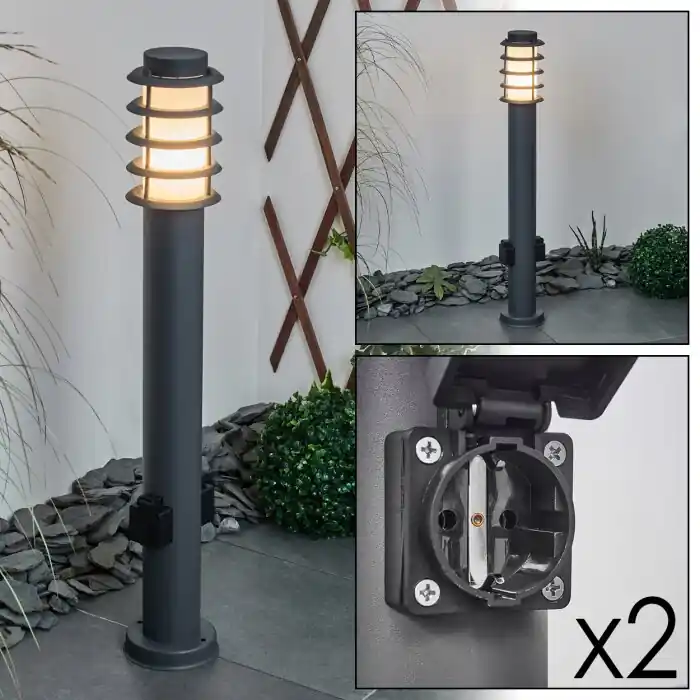 Tunes Padverlichting Antraciet, 1-licht Bestseller