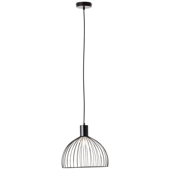 Populair Brilliant Blacky Hanglamp Zwart, 1-licht