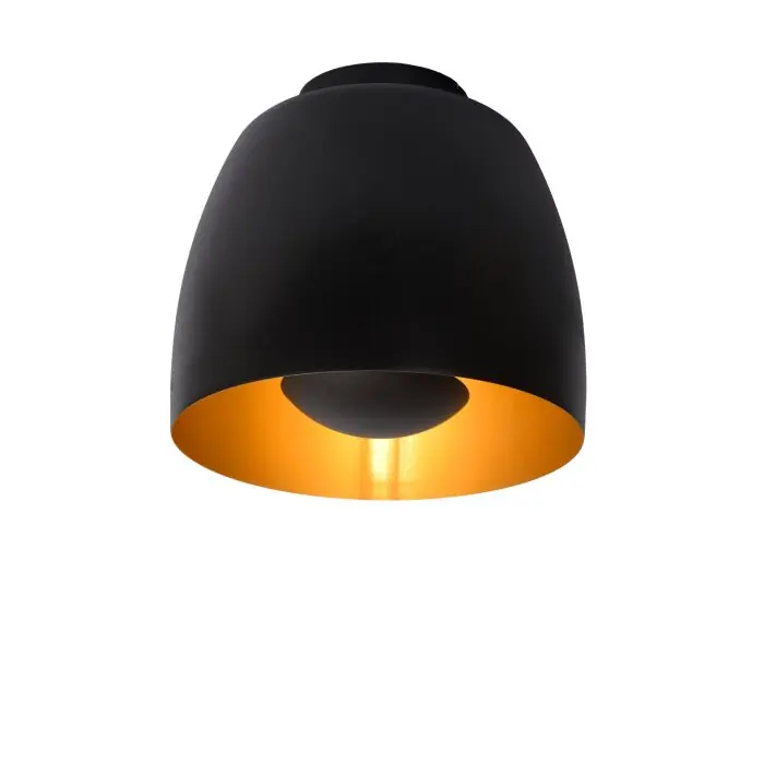 Speciale Aanbieding Lucide NOLAN Plafondlamp Zwart, 1-licht