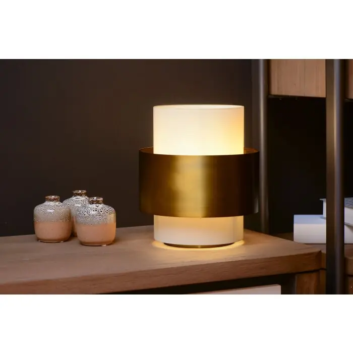 Lucide FIRMIN Tafellamp Messing, 1-licht Premium