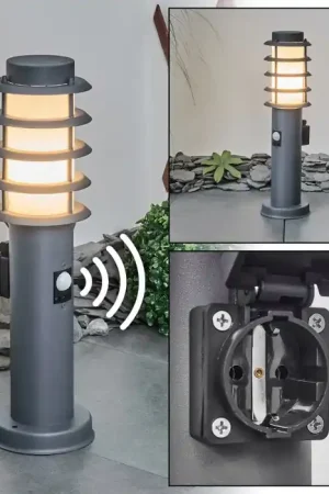 Aanbieding Tunes Padverlichting Antraciet, 1-licht, Bewegingsmelder