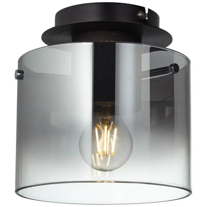 Brilliant Beth Plafondlamp Zwart, 1-licht Lage Kosten