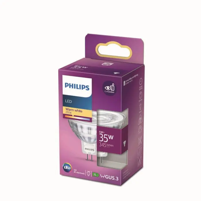 Philips LED GU5.3 4,4 Watt 2700 Kelvin 345 Lumen Bestseller